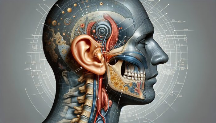 Illustration of ear and jaw anatomy showing overlapping symptoms and potential misdiagnosis pathways.